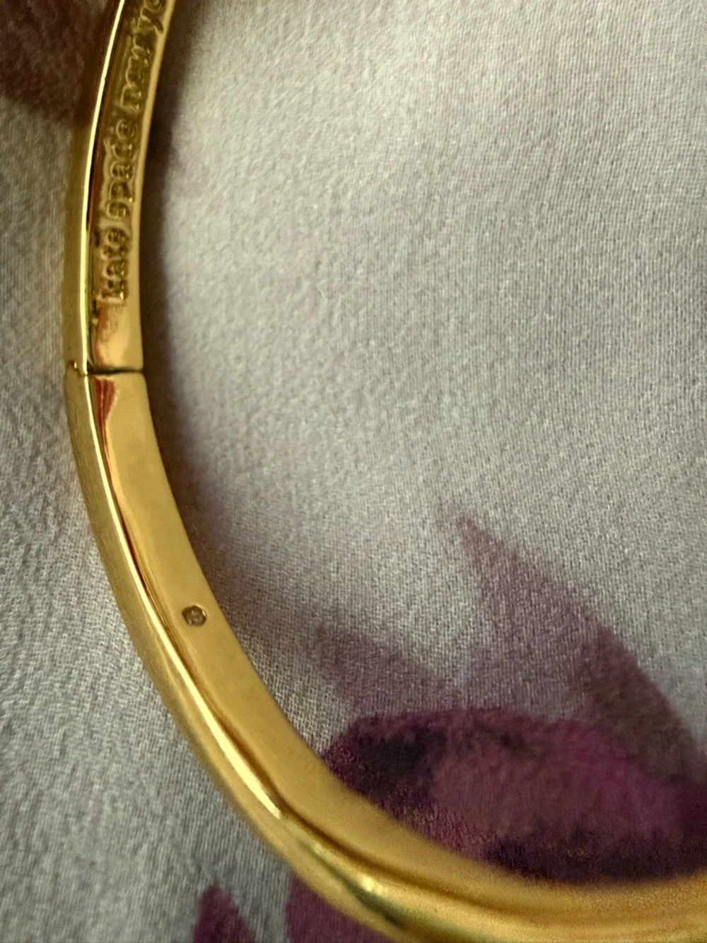Kate Spade House Cat Hinged Cuff Bracelet - Picture 6 of 8